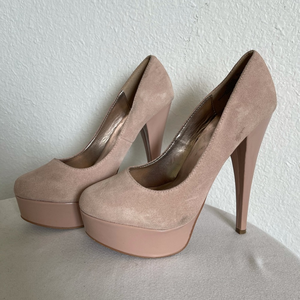 Steve Madden Powder Pink Platforms